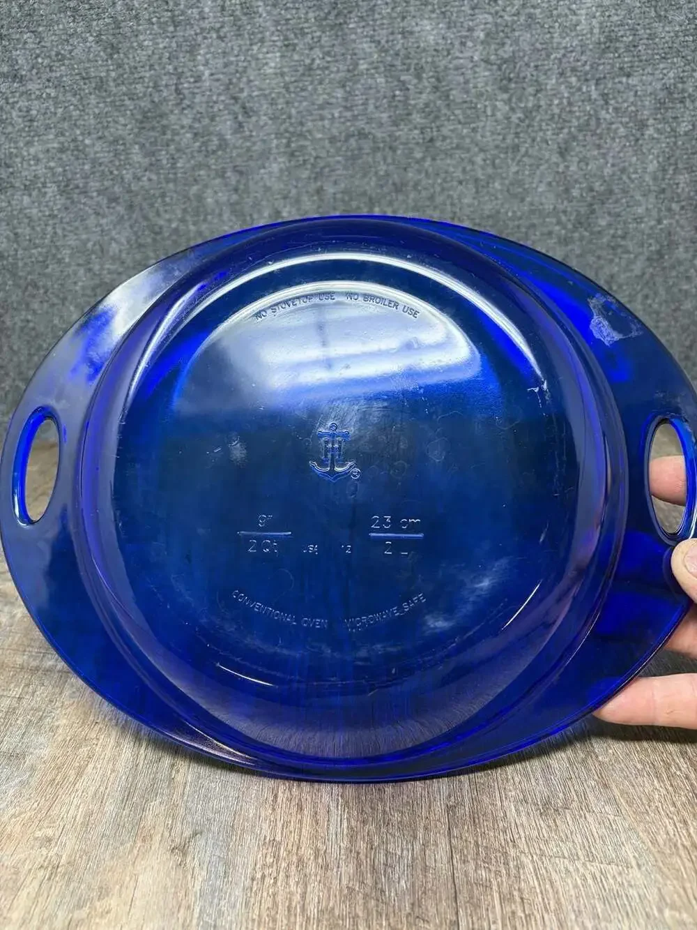 Anchor Hocking Deep Cobalt Blue 9
